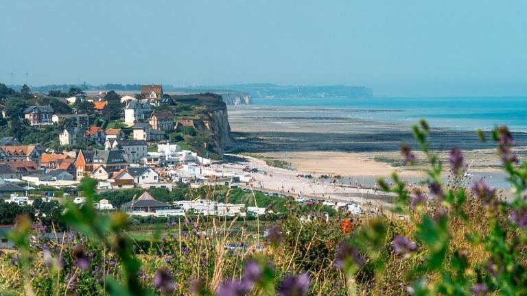 Gite De La Roseraie Quiberville Esterno foto
